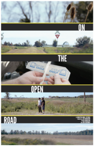 poster for the film On the Open Road with five images from the film